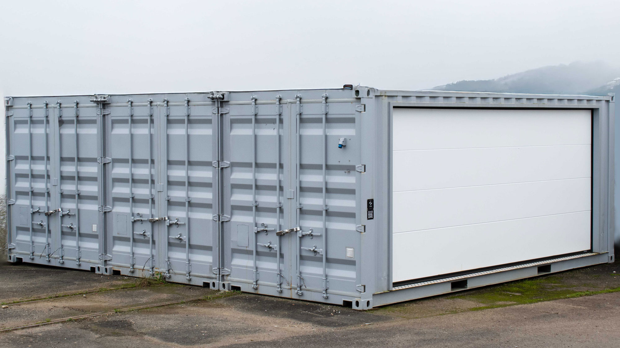 Exemple d’un container aménagé transformé en garage